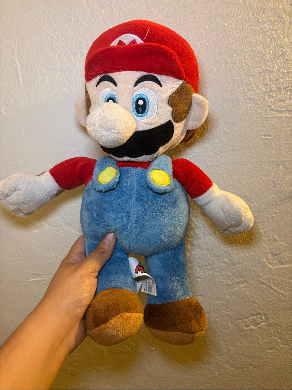 Mario Plush Toy - Red & Blue Soft Stuffed Character
